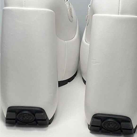 Versace Leather Platform Wedge Loafers size 36 - Picture 9 of 13